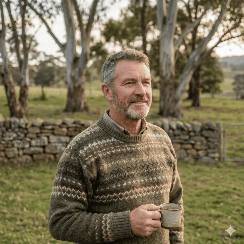 Portrait of a happy Otway Tree Care customer